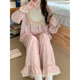 [Sẵn] BN165_Bộ ngủ, bộ pijama nữ dài tay chất cotton cao cấp| hàng quảng châu cao cấp
