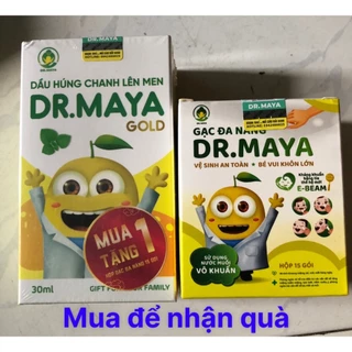 [MUA LÀ CÓ QUÀ ] Dầu húng chanh lên men Minion Gold Dr.Maya 30ml [ MẪU MỚI ]