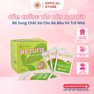 Natufib Cốm Chống táo bón, bổ sung chất xơ cho bà bầu và trẻ nhỏ (Hộp 20 gói)