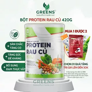 Bột Protein Rau Củ Tâm An Thuần Chay - Bổ Sung Đạm Thực Vật, Tăng Sức Đề Kháng | Greens Beauty