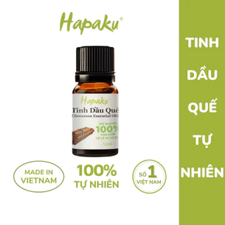 Tinh Dầu Quế Nguyên Chất Xông Phòng Đuổi Côn Trùng Hapaku 10ml