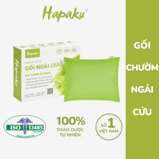 Gối Ngải Cứu Chườm Nóng Lạnh Hapaku, Giảm Nhức Mỏi Vai Gáy, Giảm Đau Bụng Kinh