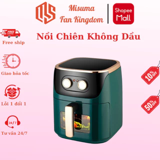 Nồi Chiên Không Dầu MISUMA Dung Tích 10 lít , 12L CAMEL, Sử Dụng Công Nghệ Mới, Bảo Hành 12 Tháng, Lỗi 1 Đổi 1