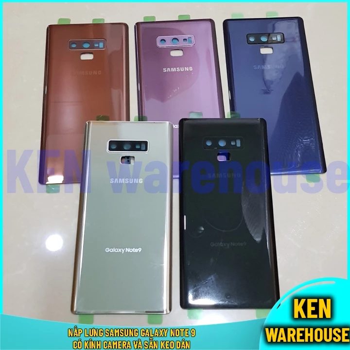 SS Note 9 Vỏ nắp lưng điện thoại SAMSUNG Galaxy Note 9 có kính camera và keo sẵn hàng linh kiện