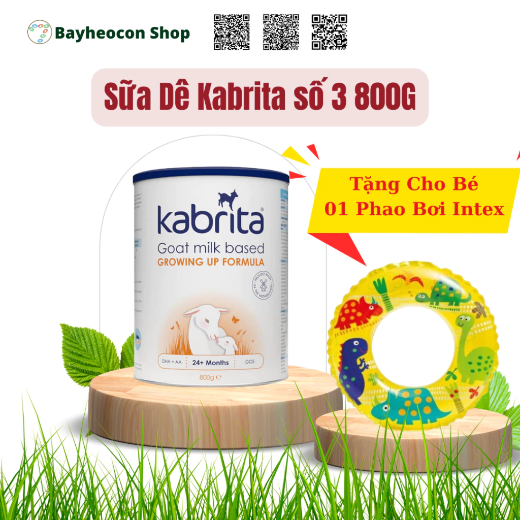 [QÙA TẶNG MÙA HÈ] [Date 2025] Sữa dê Kabrita Số 3 800g (từ 2 tuổi)