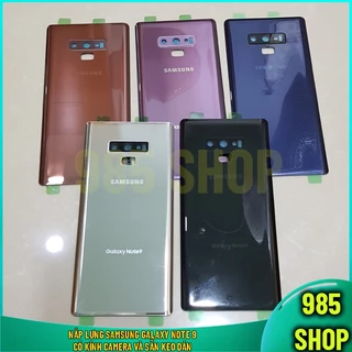 SS Note 9 Vỏ nắp lưng điện thoại SAMSUNG Galaxy Note 9 có kính camera và keo sẵn hàng linh kiện - 985 Shop