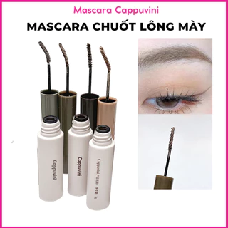 Mascara chuốt lông mày tự nhiên Cappuvini bền màu lâu trôi