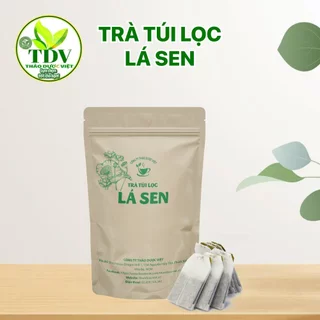 Combo 50 gói Trà túi lọc lá sen, giảm cân nhanh, ngừa máu nhiễm mỡ,mất ngủ, cao huyết áp 100% thiên nhiên