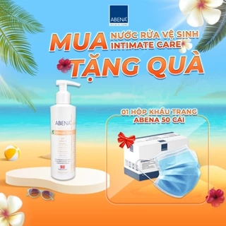 [Tặng 1 hộp khẩu trang xanh] Dung dịch vệ sinh phụ nữ Abena PH 4.0 cân bằng, kháng khuẩn, khử sạch mùi 200ml