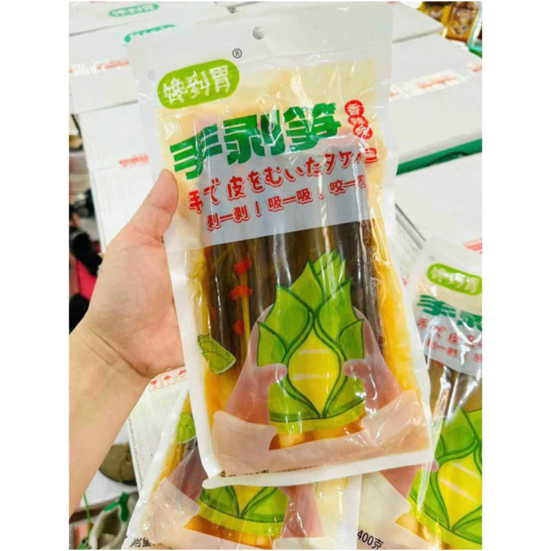 măng bóc vỏ muối cay tứ xuyên 400gam