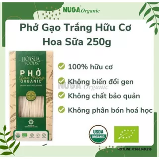 Phở gạo trắng hữu cơ Hoa Sữa - 250g