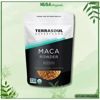 Bột Maca hữu cơ (Organic Gelatinized Maca Powder) - Terrasoul Superfoods - 170g & 454g