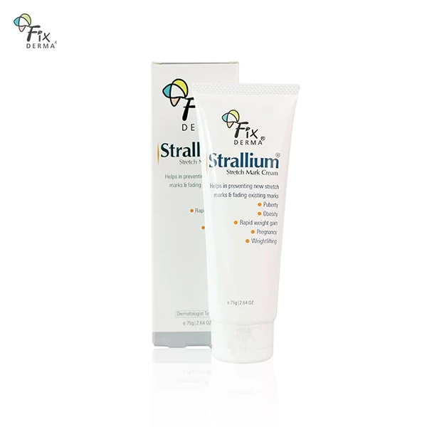 [CHÍNH HÃNG] KEM DƯỠNG ẨM LÀM SĂN CHẮC DA, MỜ VẾT RẠN - FIXDERMA STRALLIUM STRETCH MARK CREAM - 75G