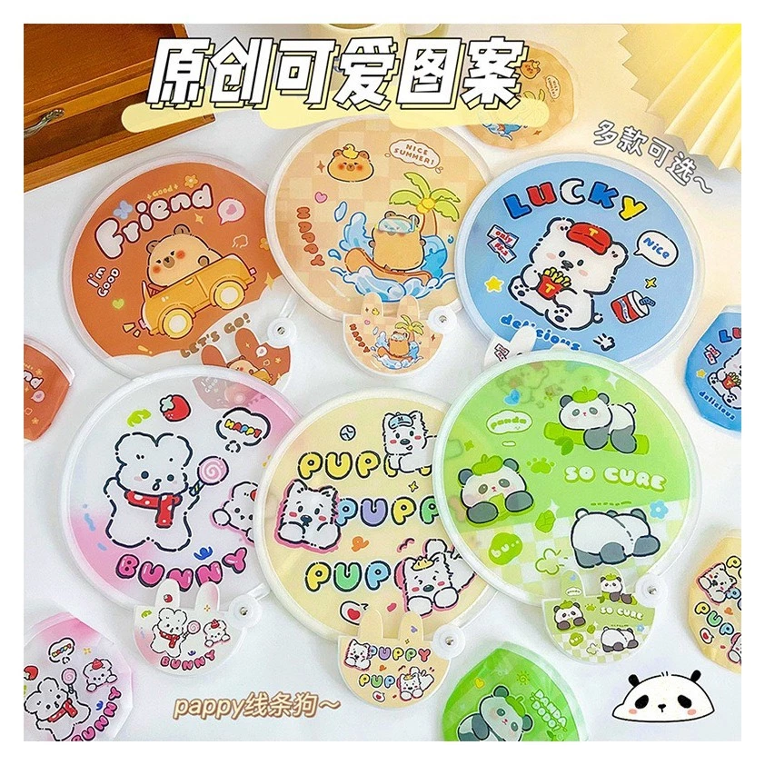 QUẠT GẤP GỌN CHIBI NHIỀU MẪU