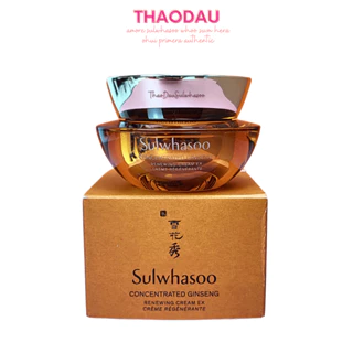 Da khô Kem Dưỡng Nhân Sâm Hoàn Hảo 10ml Sulwhasoo Concentrated Ginseng Renewing Cream Classic