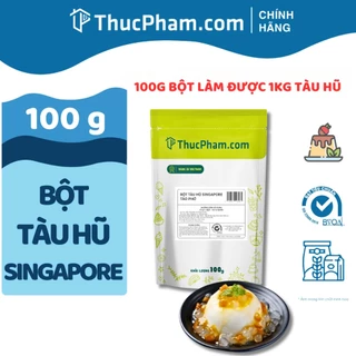 100g Bột Tàu Hũ ThucPham.Com Làm Thành 1.2KG Tàu Hũ Singapore/Soya Pudding/Tào Phớ Vị Truyền Thống, Lá Nếp, Đường Đen