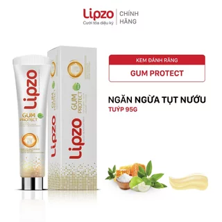 Kem Đánh Răng Lipzo Gum Protect 95Gr Ngăn Ngừa Tụt Nướu Và Chảy Máu Chân Răng, Cho Răng Chắc Khoẻ Tự Nhiên