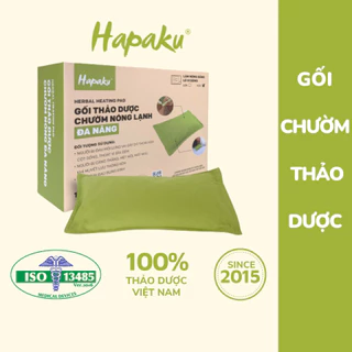 Gối Chườm Thảo Dược Hapaku Nóng Lạnh Đa Năng Giảm Đau Mỏi Lưng Bụng, Cổ Vai Gáy, Thư Giãn Cơ Thể