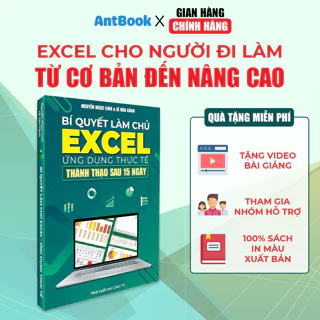 Sách Excel Tin Học Văn Phòng Từ Cơ Bản Đến Nâng Cao, Tặng Video Hướng Dẫn + File Thực Hành