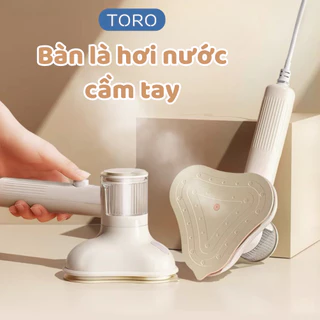 Bàn Là Hơi Nước Cầm Tay TORO 2in1 Là Khô Là Hơi, Bàn Ủi Du Lịch Nóng Nhanh Làm Phẳng Mọi Loại Vải