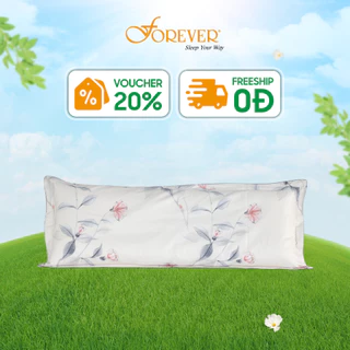 Vỏ gối dài Forever Bellis 45x120 chất liệu 100% TENCEL cao cấp mềm mịn mát