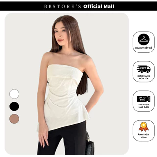 Áo Peplum Cúp Ngực Nhún Eo Vạt Xéo BBSTORE'S (không kèm hoa cài) - A3248