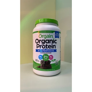 Bột Protein Thực Vật Orgain Organic Protein 50 Superfoods Hương Chocolate 1.22KG - Hộp