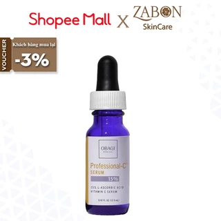 Tinh Chất Vitamin C 15% Dưỡng Sáng Da Obagi Professional-C 15% 12.5ml