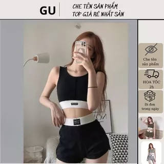 Bộ Đồ Thể Thao, Tập Yoga, Chạy Bộ Cotton Co Giãn 4 Chiều Thấm Hút Có Miếng Lót Ngực 9889