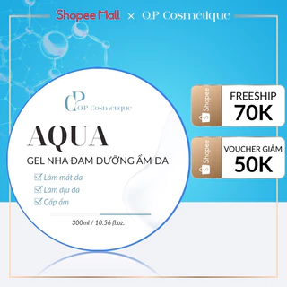 Gel Nha Đam Dưỡng Ẩm Và Làm Dịu Da Aqua Gel Q.P Cosmétique 300g