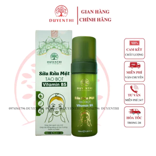 Sữa Rửa Mặt Tạo Bọt Vitamin B5 Bách Y Sâm Duyên Thị Chính Hãng 150ML Sạch Sâu Cho Da Nhạy Cảm - Sữa Rửa Mặt Duyên Thị