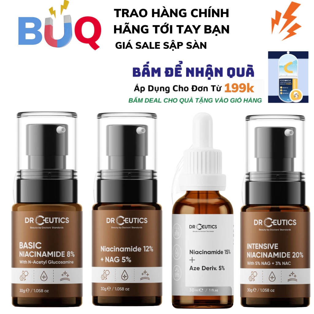 Serum Drceutics B3 Niacinamide Giảm Thâm, Sáng Da, Hỗ Trợ Kiềm Dầu 30ml