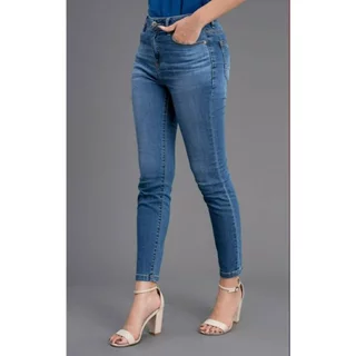 Quần Jean Nữ Quần Bò Nữ Lưng Cao Cotton 100% Co Giãn 4 Chiều Dáng Skinny Hàng Công Ty Xuất Khẩu Cao Cấp