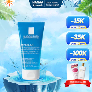 Gel Rửa Mặt Cho Da Dầu Nhạy Cảm La Roche-Posay Effaclar Foaming Gel Dung Tích 50ml