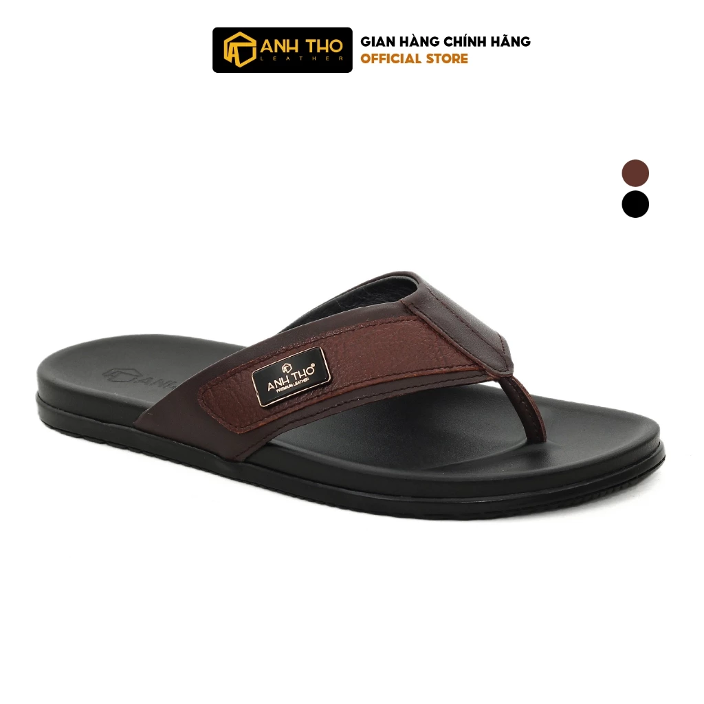 Dép kẹp nam da bò MLF02 | Anh Tho Leather