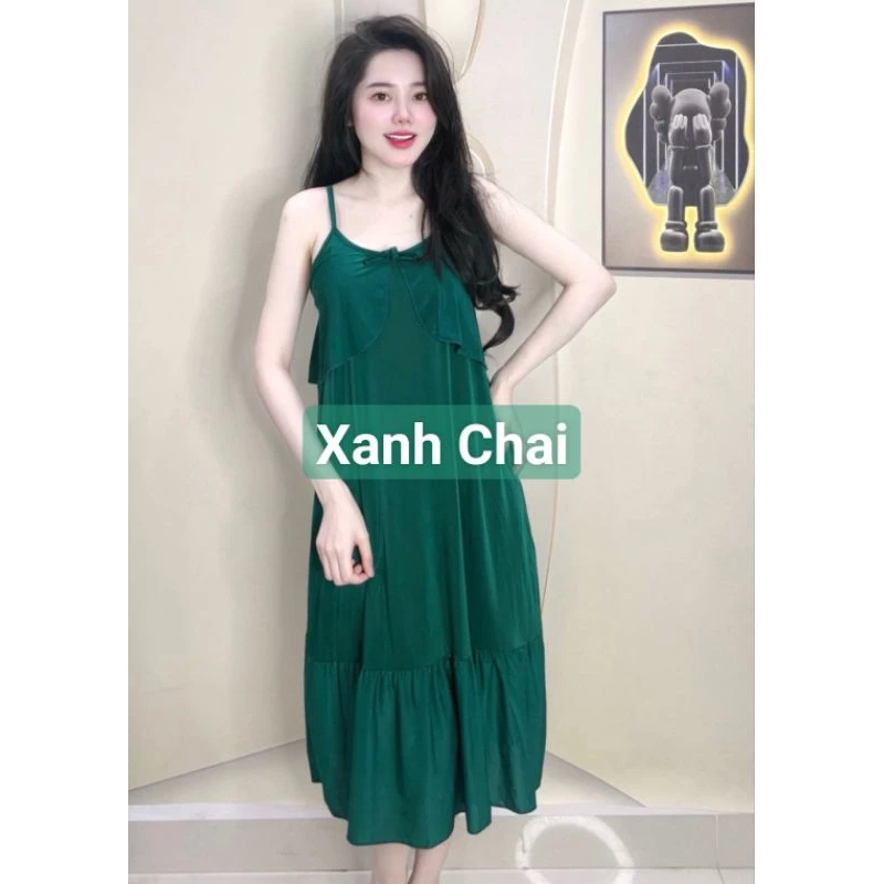 [SIZE 40-100kg]Váy ngủ 2 dây🌹 mặc nhà dễ thương