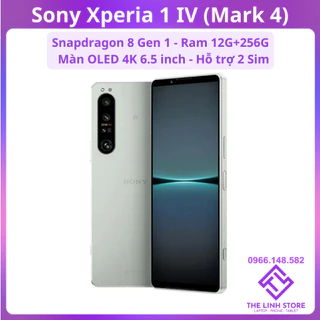 Điện thoại Sony Xperia 1 IV (X1 Mark 4) Snapdragon 8 Gen 1 - Màn OLED 4K 120Hz