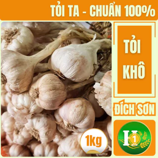 Tỏi khô Đích Sơn chuẩn 100% tỏi ta Kinh Môn - Hải Dương