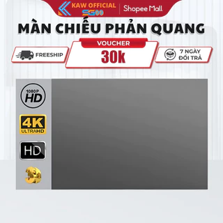 Màn Chiếu Chống Ánh Sáng LED, Màn Phản Quang 100/120 Inch Chống Ánh Sáng, Treo Tường HD 3D Rèm Vải, Hàng chất lượng cao