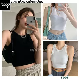 Áo 3 lỗ ôm body form ngắn croptop, phong cách thời trang nữ trẻ trung, năng động, hiện đại - TOOPMALL A3L01