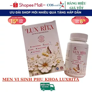 Viên Uống Phụ KHoa Lux Rita Huyền Phi bổ sung lợi khuẩn, Hồi sinh Vùng Kín