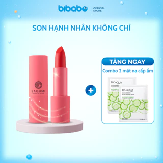 [BIBABO] Son không chì chiết xuất từ hạnh nhân cao cấp Lagumi