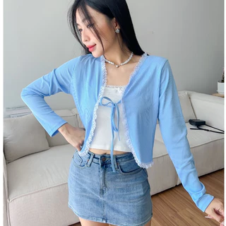 Áo Nữ Croptop LALISA Áo Tay Dài Dáng Ôm Chất Thun Gân Màu Đen Trắng Phong Cách Hàn Quốc UlzzangAO001