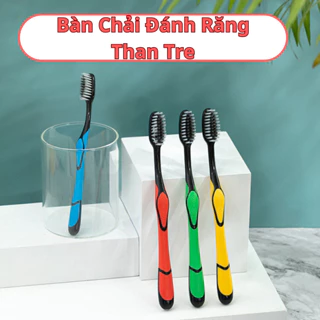 Bàn Chải Đánh Răng Mềm Than Tre Hoạt Tính Giúp Loại Bỏ Thức Ăn Thừa Trong Sâu Từng Kẽ Răng Không Gây Đau Nướu Lợi 4 Màu