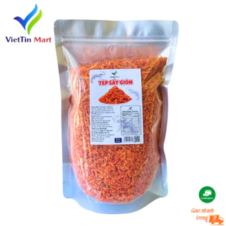 Tép sấy giòn (ruốc sấy giòn) tẩm gia vị Viettin Mart 500g