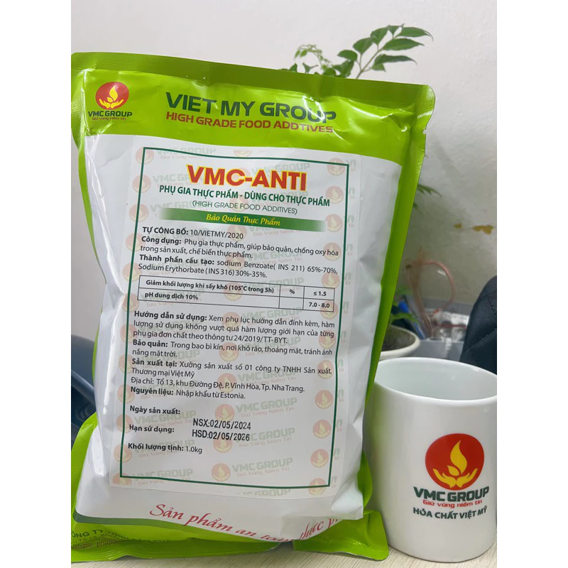 VMC ANTI: PHỤ GIA BẢO QUẢN TỰ NHIÊN THIÊN VỀ CÁC SẢN PHẨM TỪ TINH BỘT