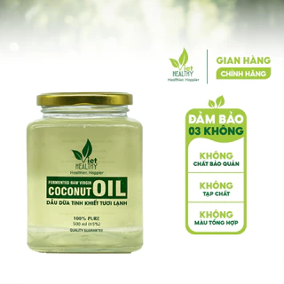 Dầu Dừa Lên Men Tách Lạnh Tinh Khiết  VietHealthy 500ml