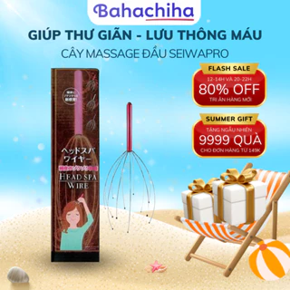 Cây massage Seiwapro đầu giúp thư giãn giảm căng thẳng mệt mỏi lưu thông máu -  Bahachiha