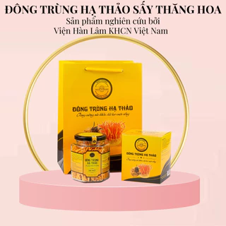 Đông trùng hạ thảo khô hộp 25g, nấm đông trùng loại thượng hạng đạt tiêu chuẩn của Viện Hàn Lâm và Khoa Học Công Nghệ VN