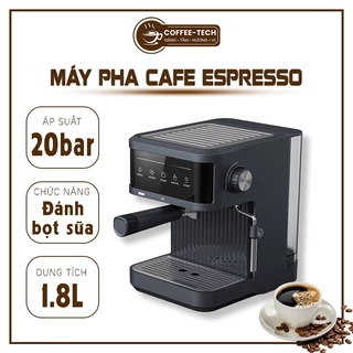 Máy Pha Cà Phê Tự Động Espress Tạo Bọt Sữa Cho Gia Đình Văn Phòng Công Sở - Máy Pha Coffee Cappuccino Latte